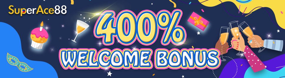 Superace 88 - 400% - welcome bonus - Superace88a.com